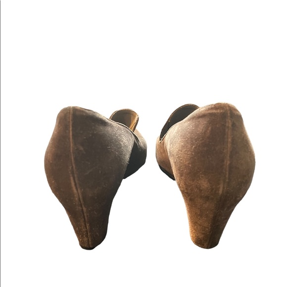 STUART WEITZMAN Brown suede wedges Size 7.5 - Picture 3 of 7